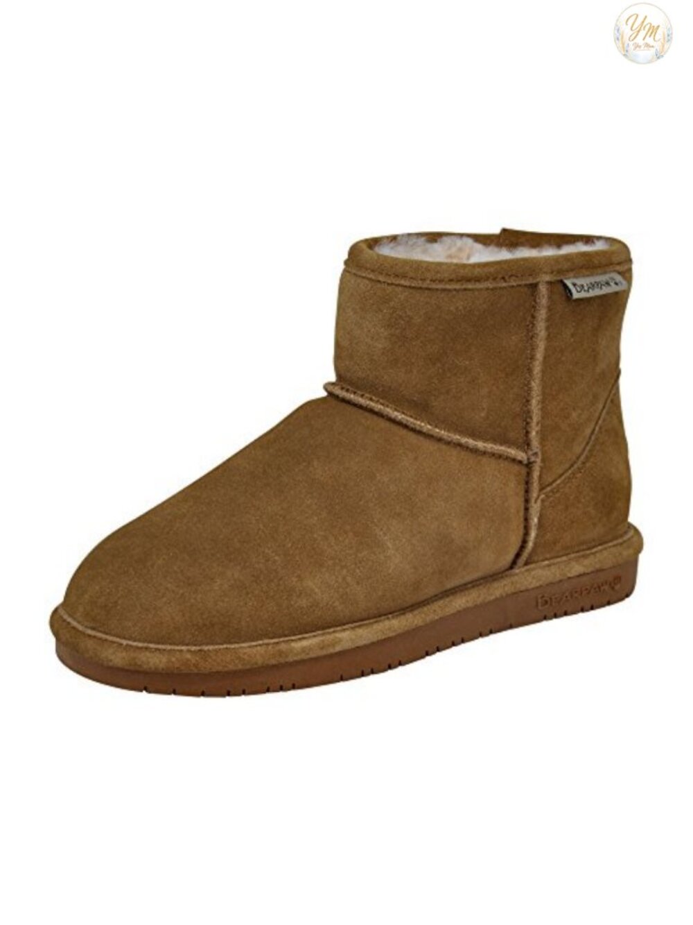 BEARPAW Suede Ankle Boot Pull-On Winter Boot